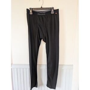 Omni Wool Base Layer Pants Mens XXL Wool Blend Black Outdoor Camping Hiking Gorp